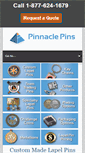 Mobile Screenshot of pinnaclepins.com